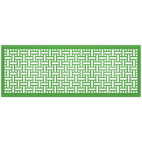 SelectSpace 7' Green Square Weave Pattern Partition Panel