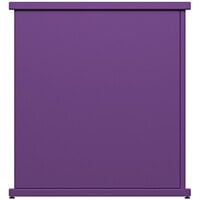 SelectSpace 32" x 10" x 36" Purple Stand-Alone Planter with Circle Top Cut-Outs