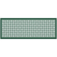 SelectSpace 7' Forest Green Square Weave Pattern Partition Panel