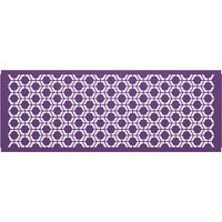 SelectSpace 7' Purple Hexagonal Pattern Partition Panel