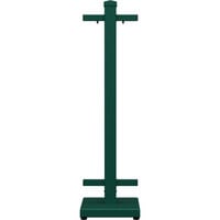 SelectSpace 10" x 10" x 36" Forest Green Standard Straight Stand
