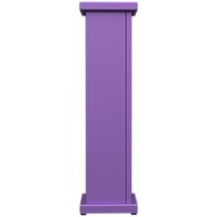 SelectSpace 10" x 10" x 36" Purple Stand-Alone Planter with Circle Top Cut Out