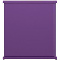 SelectSpace 32" x 10" x 36" Purple Stand-Alone Planter with Rectangle Top Cut-Outs