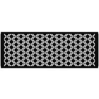 SelectSpace 7' Stock Black Hexagonal Pattern Partition Panel
