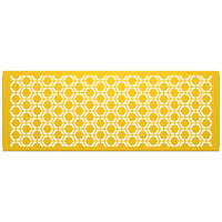 SelectSpace 7' Bright Yellow Hexagonal Pattern Partition Panel