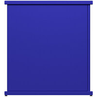 SelectSpace 32" x 10" x 36" Royal Blue Stand-Alone Planter with Circle Top Cut-Outs