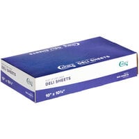 Choice 10" x 10 3/4" Customizable Interfolded Deli Wrap Wax Paper - 500/Box