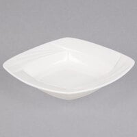 CAC GAD-SQ3 Garden State 9" Bone White Square Porcelain Soup Plate - 24/Case