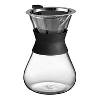 Acopa 4-Cup Glass Pour Over Drip Pot with Silicone Collar