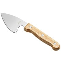 Acopa 6 7/8" Stainless Steel Hard Cheese Cleaver with Wood Handle