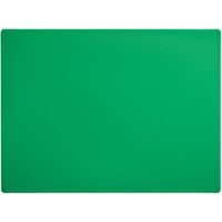 Choice 24 inch x 18 inch x 1/2 inch Green Polyethylene Cutting Board
