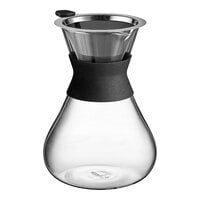 Acopa 6-Cup Glass Pour Over Drip Pot with Silicone Collar