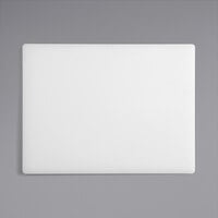 Choice 20" x 15" x 3/4" White Polyethylene Cutting Board