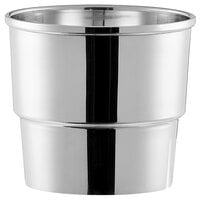 Choice Stainless Steel Malt Cup Collar for 2 13/16" Cups - 3 5/8" Top Diameter