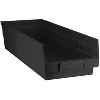 Regency Black Shelf Bin, 17 7/8" x 6 5/8" x 4" - 20/Case
