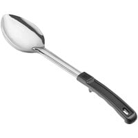 Choice 13" Solid Stainless Steel Basting Spoon with Coated Handle