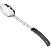 Choice 15" Perforated Stainless Steel Basting Spoon with Coated Handle