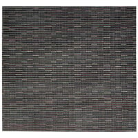 Front of the House Metroweave 14" x 13" Multi Urban Woven Vinyl Rectangle Placemat - 12/Pack