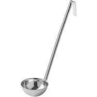 Choice 8 oz. One-Piece Stainless Steel Ladle