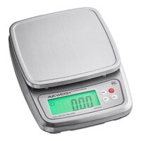 AvaWeigh Platinum PC20SS 20 lb. Waterproof Stainless Steel Digital Portion Control Scale