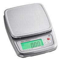 AvaWeigh PC10SS Platinum 10 lb. Waterproof Stainless Steel Digital Portion Control Scale
