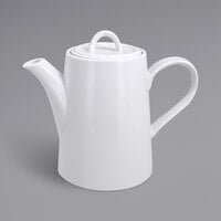 RAK Porcelain Polaris Access 23.65 oz. Porcelain Coffee Pot and Lid - 4/Case