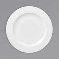 RAK Porcelain Polaris Access 8 1/8" Wide Rim Porcelain Flat Plate - 12/Case