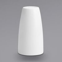 Fortessa 3 1/4" White FSW Porcelain Pepper Shaker - 30/Case
