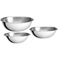 Choice Heavy Weight Stainless Steel Mixing Bowl Set - XL - 3/Set