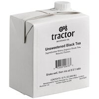 Tractor Beverage Co. Organic Unsweet Tea Beverage 8.5:1 Concentrate 32 fl. oz. - 12/Case