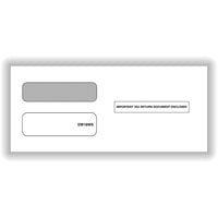 ComplyRight 1099 3-Up Double Window Self-Seal Envelope - 200/Pack