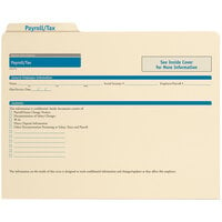 ComplyRight 9 1/2" x 11 3/4" Payroll / Tax Folder - 25/Pack
