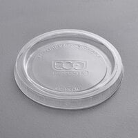 Eco-Products 2-4 oz. Compostable PLA Portion Cup Lid - 2000/Case