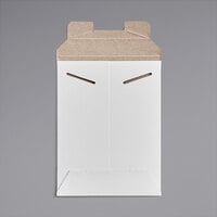 Lavex Stayflats® White Tab-Locking Rigid Mailer #1 - 6" x 8" - 100/Case