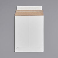 Lavex Stayflats® White Self-Sealing Rigid Mailer #10 - 7" x 9" - 100/Case
