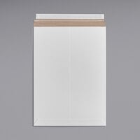 Lavex Stayflats® White Self-Sealing Rigid Mailer #6 - 13" x 18" - 100/Case