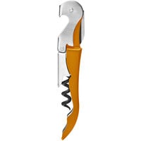 Franmara Duo-Lever Customizable Orange Enamel Handle Waiter's Corkscrew 5400-43