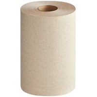 Pacific Blue Basic Recycled Brown Paper Towel Roll, 350 Feet / Roll - 12/Case