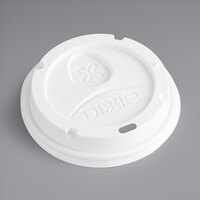 Dixie Large White Travel Lid for 10-20 oz. Cups - 1000/Case