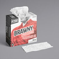 Brawny Professional Tall Box Disposable Industrial Cleaning Towel P200 - 830/Case