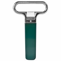 Franmara Ahh Super! Chrome-Plated Two-Prong Cork Extractor with Dark Green Sheath 2125-13