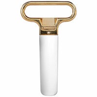 Franmara Ahh Super! Brass-Plated Two-Prong Cork Extractor with White Sheath 2126-24