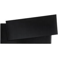 1" Black Non-Perforated Shrink Band for 38 mm Cap - 250/Bag