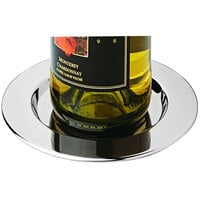 Franmara Pratique 6 1/8" Polished Stainless Steel Wine Coaster 9250 - 4/Set