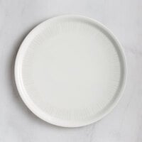 RAK Porcelain Leon 12" Ivory Embossed Porcelain Pizza Plate - 6/Case