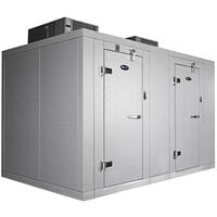 Amerikooler DW081477F-7/7-SC 8' x 14' x 7' 7" Indoor Walk-In Combination Freezer / Cooler with Top Mounted Refrigeration