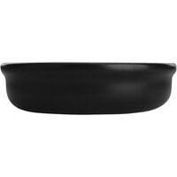 International Tableware Coal Bakeware 8 oz. Black Stoneware Creme Brulee /Souffle Dish - 12/Case
