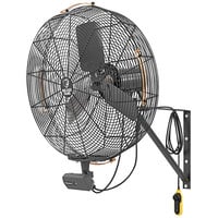 Big Ass Fans AirEye 24" Midnight Black Wall-Mounted Fan with AEOS - 120V, 1/3 hp