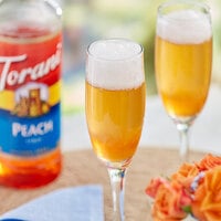 Torani Peach Flavoring / Fruit Syrup 750 mL Plastic Bottle
