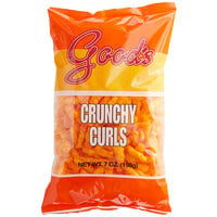 Good's Crunchy Cheese Curls 7 oz. - 15/Case